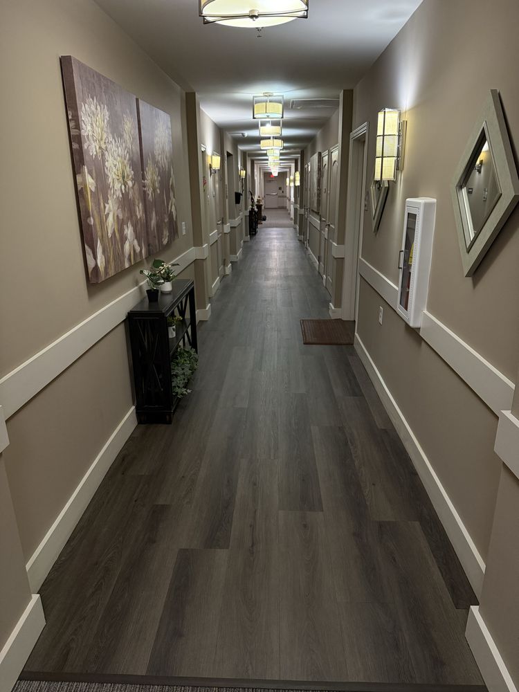 Commercial flooring project